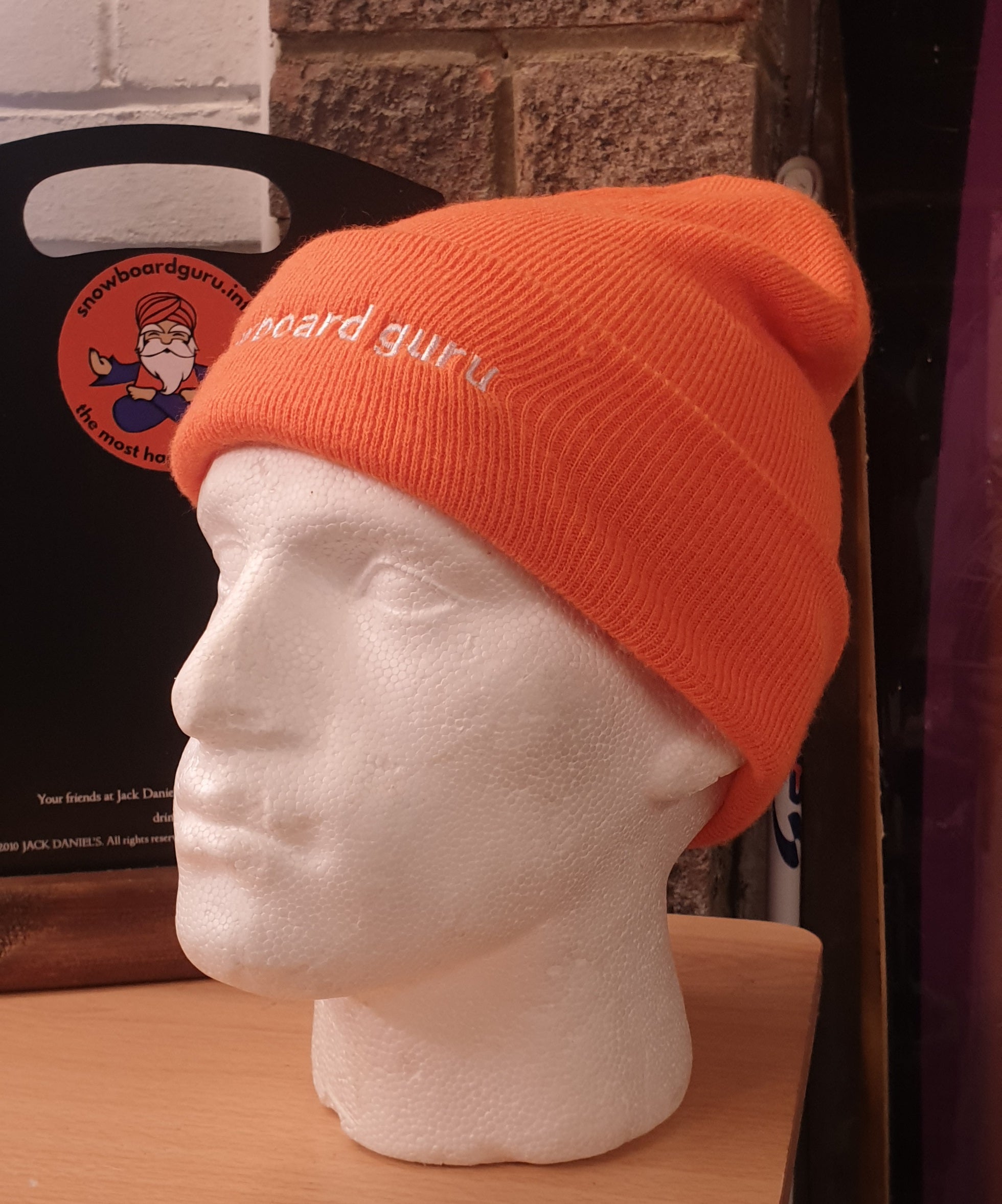 Snowboard Guru "Big Orange" Beanie Hat