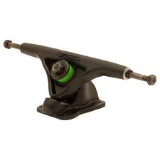 Bear Trucks 181mm Grizzly Gen 5 852 Degree Black Skateboard Reverse Kingpin Trucks Set