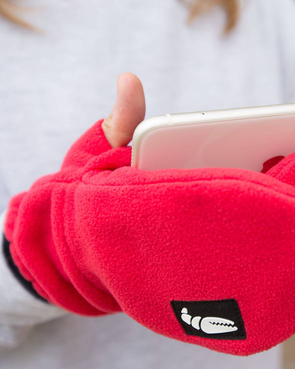Crab Grab Fruzz Winter Mitts + Free Sticker