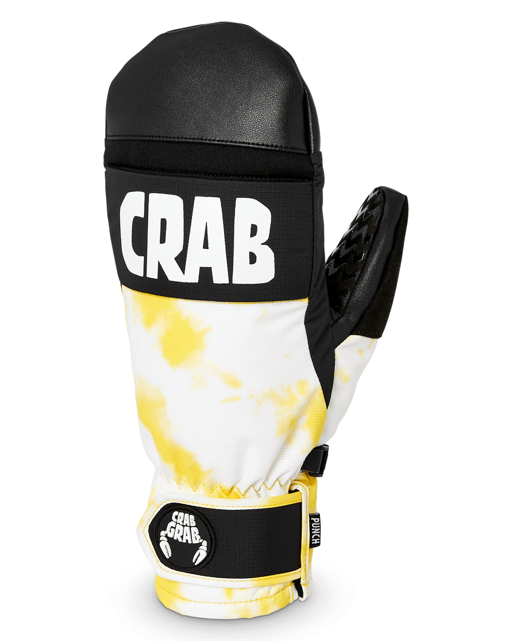 Crab Grab PUNCH SNOWBOARD MITT  + Free Sticker (yellow snow )