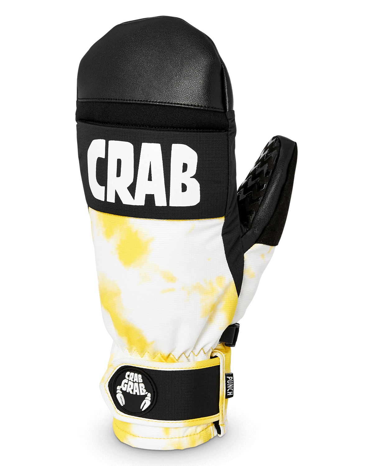 Crab Grab PUNCH SNOWBOARD MITT  + Free Sticker (yellow snow )