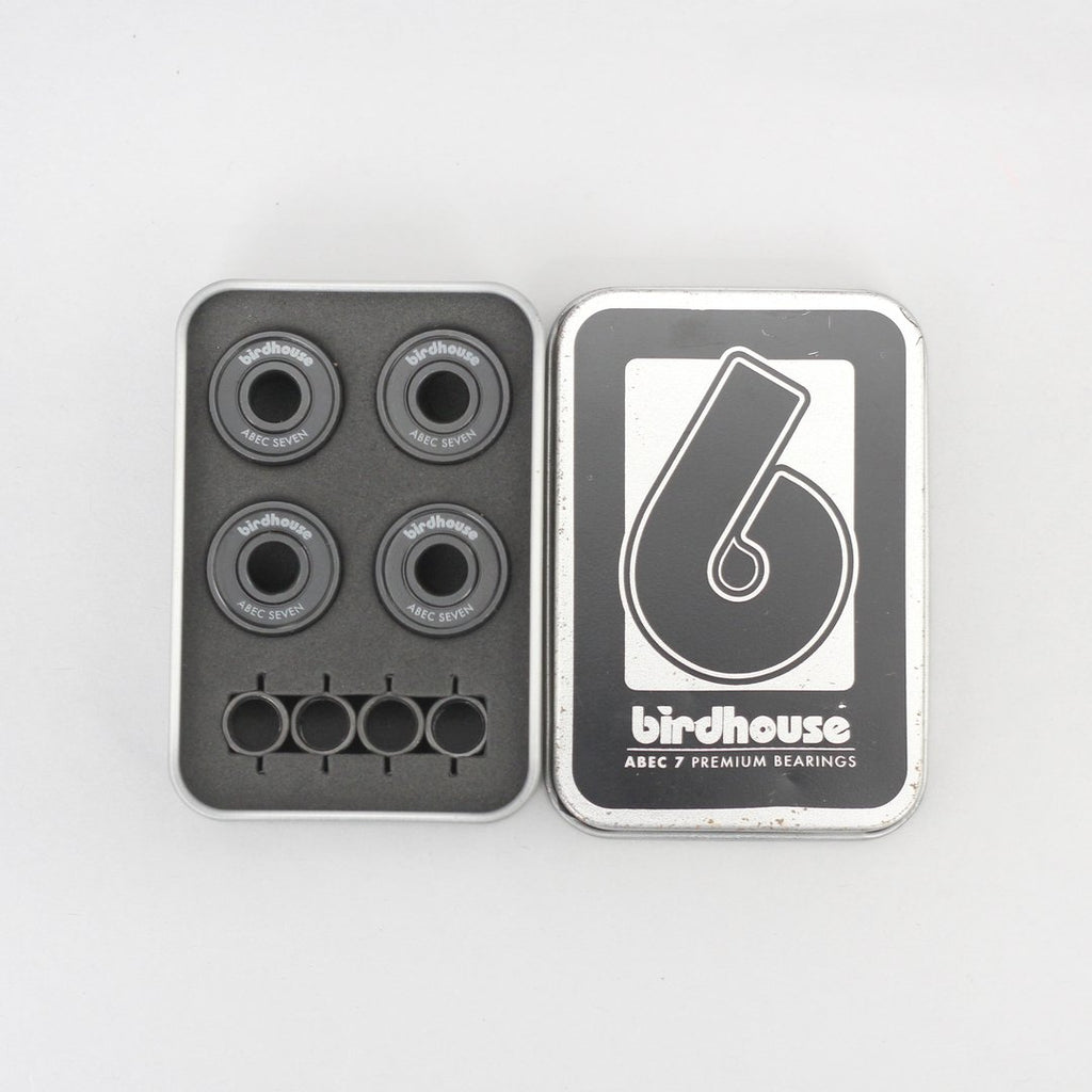 BIRDHOUSE ABEC 7 SKATEBOARD BEARINGS BLACK