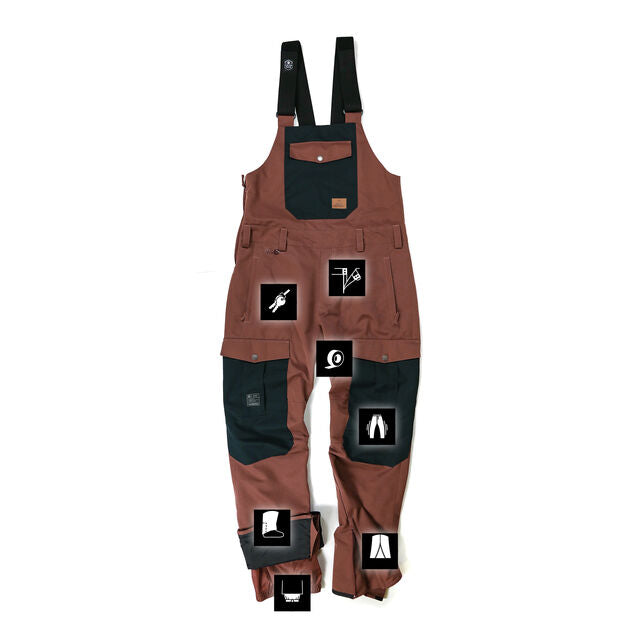 Horsefeathers Medler Bib Snowboard pants ( 2 colour ways )