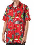 Rome Button Up Aloha Thermal Shirt