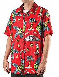 Rome Button Up Aloha Thermal Shirt