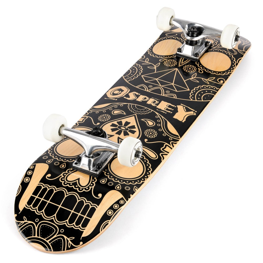 Osprey Candy Skull 31" Skateboard ( CANADIAN MAPLE )