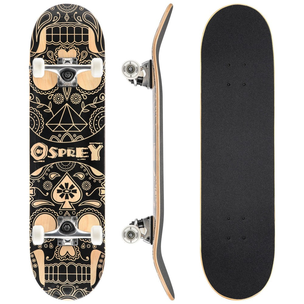 Osprey Candy Skull 31" Skateboard ( CANADIAN MAPLE )