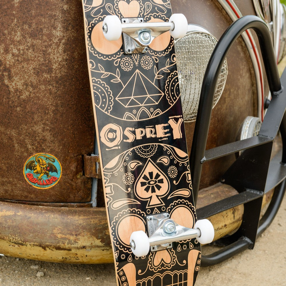 Osprey Candy Skull 31" Skateboard ( CANADIAN MAPLE )
